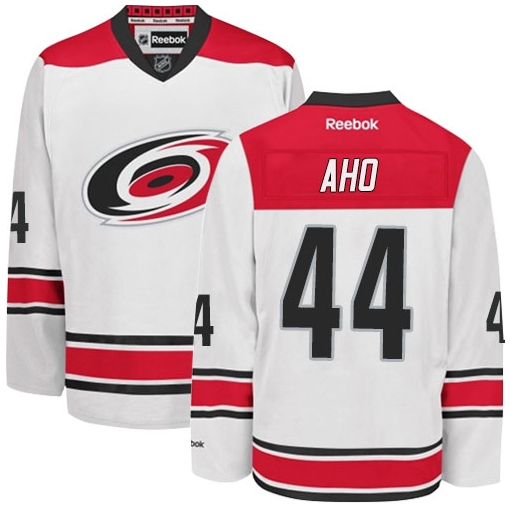 Sebastian Aho Reebok Carolina Hurricanes Premier White Away NHL Jersey